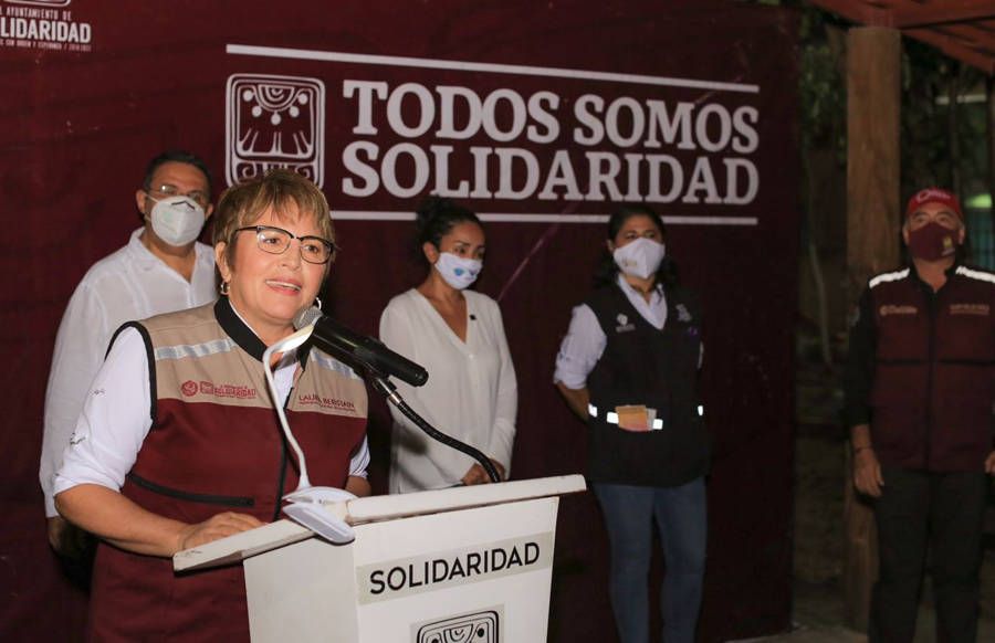 Llevó Laura Beristain soluciones a Villas del Sol con Todos Somos Solidaridad. Noticias en tiempo real