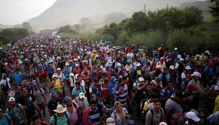 MIGRANTES EN EL SUR DE MÉXICO ALISTAN SALIDA EN CARAVANA EN ESTA NAVIDAD