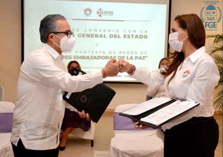 Fiscal y Mara Lezama firman acuerdo en materia de violencia de género. Noticias en tiempo real