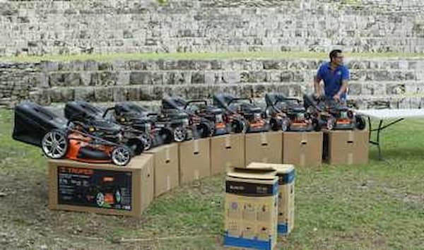 Recibe INAH Quintana Roo maquinaria para mantenimiento de zonas arqueológicas