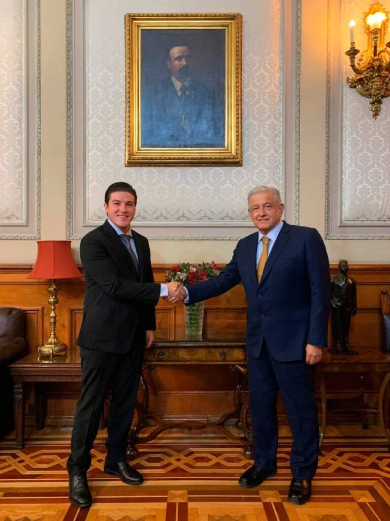 Se reúne AMLO con Samuel García