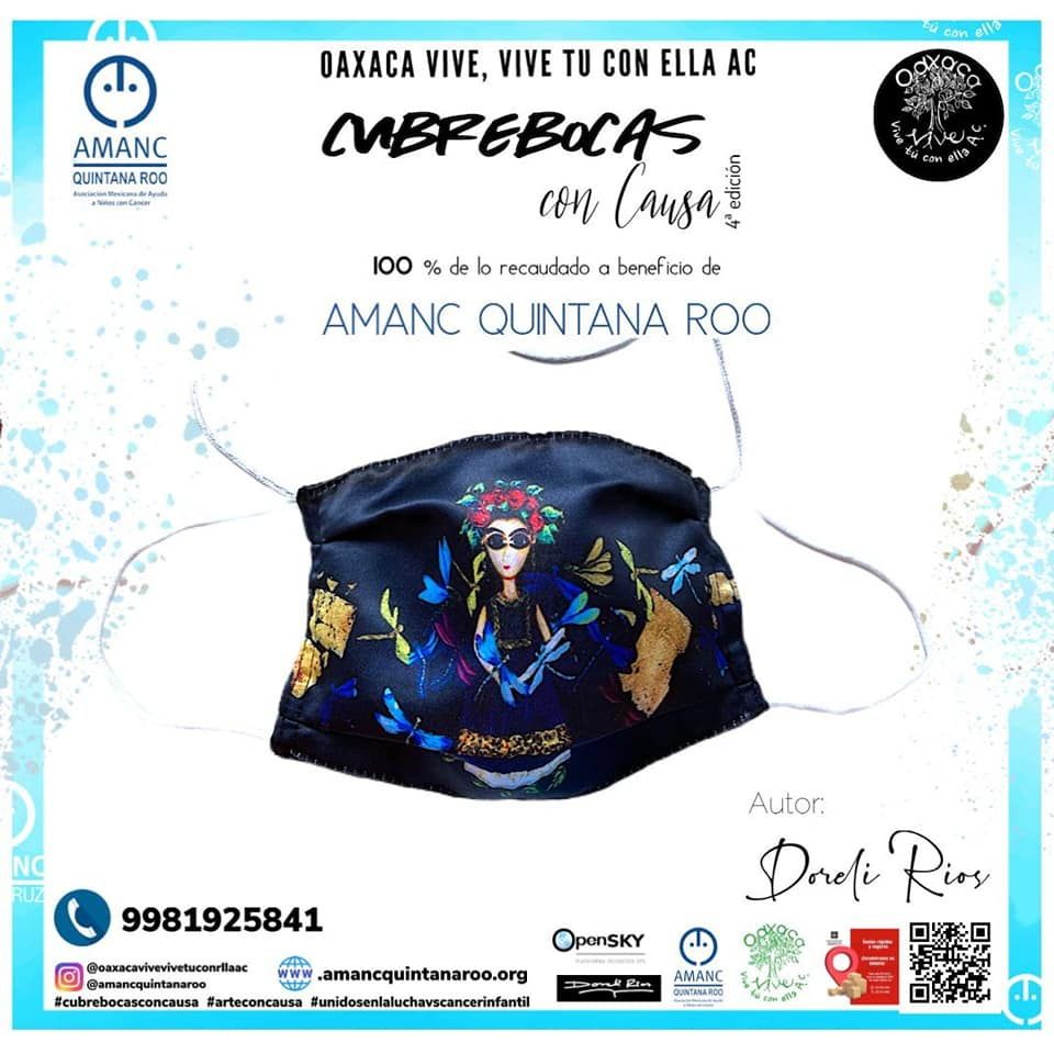 Invitan a adquirir Cubrebocas con causa