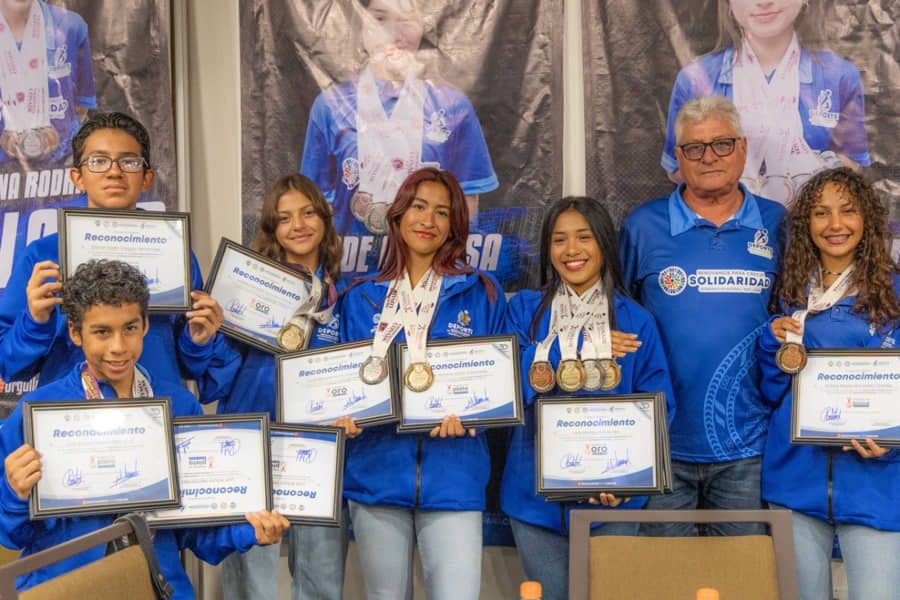 Lili Campos reconoce a los medallistas solidarenses de los Nacionales CONADE 2023