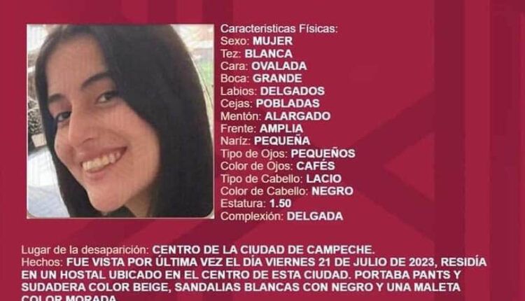 Piden ayuda para localizar a Ana Laura Carpizo Gómez