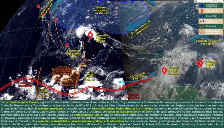Pronostican lluvias fuerte para Quintana Roo