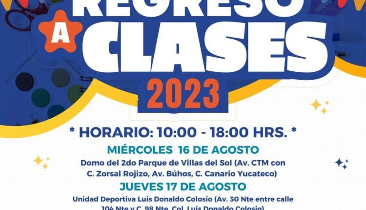 Gobierno de Solidaridad invita a feria del regreso a clases