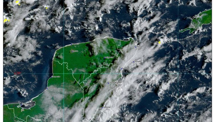 lluvias puntuales fuertes en zonas de Quintana Roo
