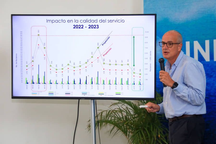 Lili Campos solicita a CFE y Aguakan servicios de calidad