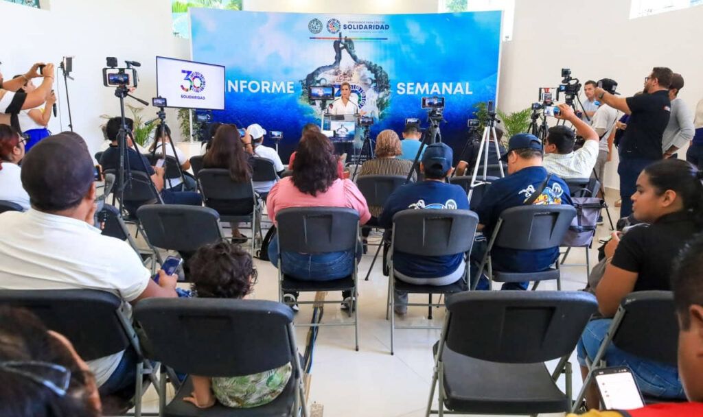 Expone Campos avances de su administración en Solidaridad, no entrará en dimes y diretes, comentó