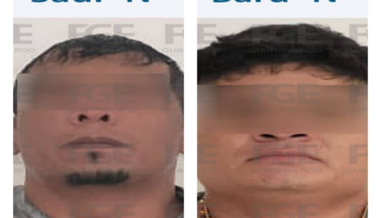 Solidaridad, Quintana Roo; 22 de septiembre de 2023.- Los detienen por posesión de estupefacientes, se le investiga por extorsión.