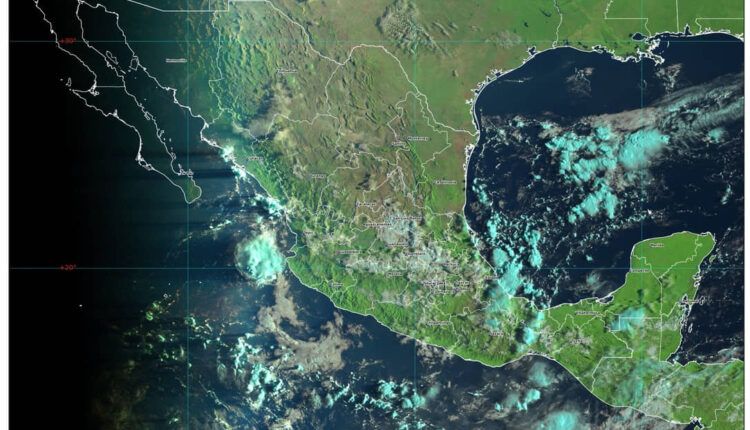 Lluvias puntuales fuertes para la Península de Yucatán