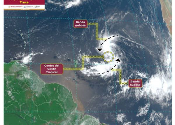Se forman tormenta en el Pacífico y depresión tropical en el Atlántico