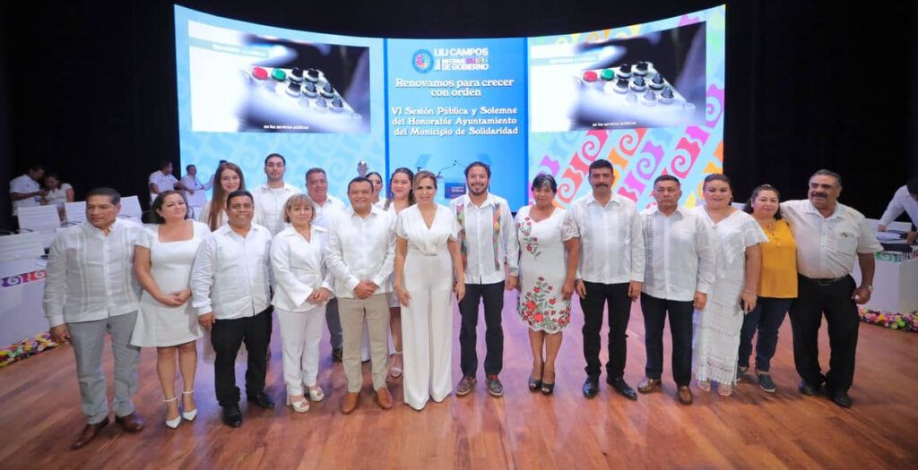 Presenta Lili Campos Informe de Gobierno en Solidaridad