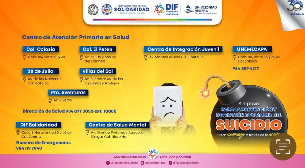 Realizan simposio para prevención del suicidio