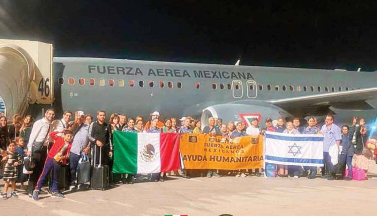 Rescatan a 284 mexicanos que se encontraban en Israel