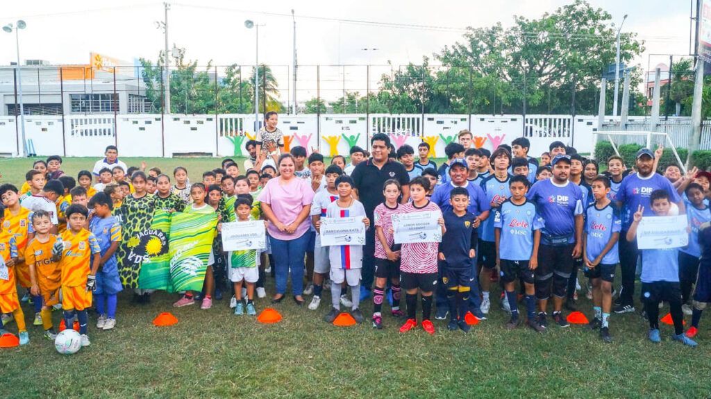 Inicia Campeonato de Clausura de Fútbol Infantil y Juvenil DIF 2023