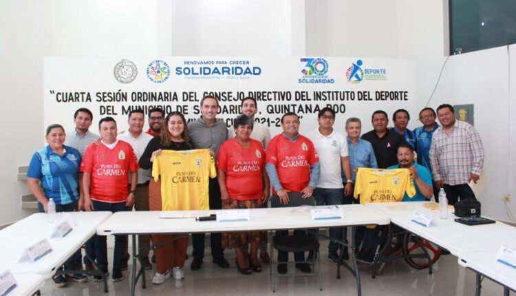 Sesiona el Consejo Directivo del Instituto del Deporte Municipal de Solidaridad y aprueban por unanimidad su desempeño