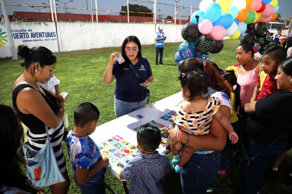 Lleva DIF a Puerto Aventuras la Macroposada Navideña 2023