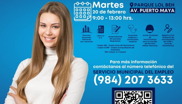 Feria del empleo será en Puerto Maya