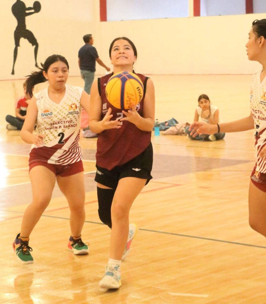 Resaltan selecciones de Cozumel en los Juegos Deportivos Estatales de basquetbol 3X3