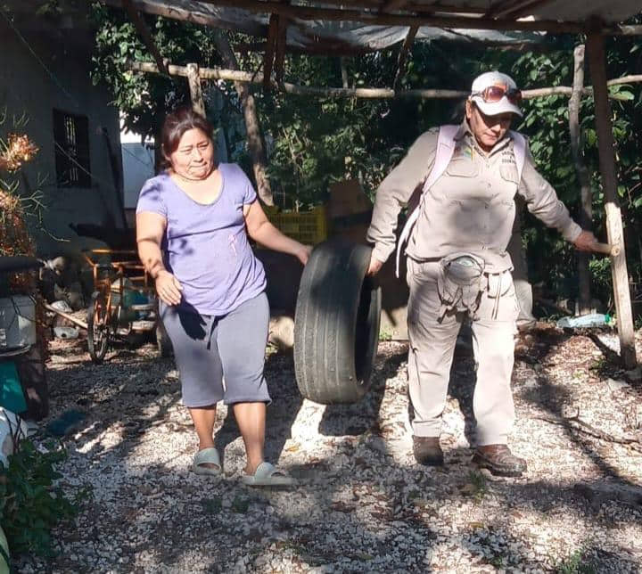 Invita SESA aplicar estrategia de patio limpio en las viviendas