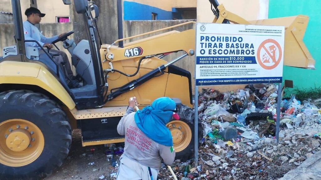 Con calles y espacios limpios y seguros, Estefanía Mercado dignifica colonias de Playa del Carmen