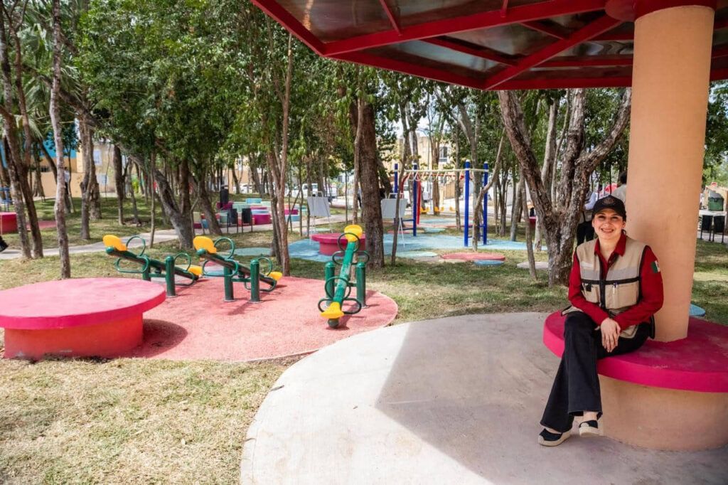 Estefanía Mercado devuelve renovado parque Las Grullas, en Villas del Sol, a sus verdaderos dueños: ¡El pueblo!