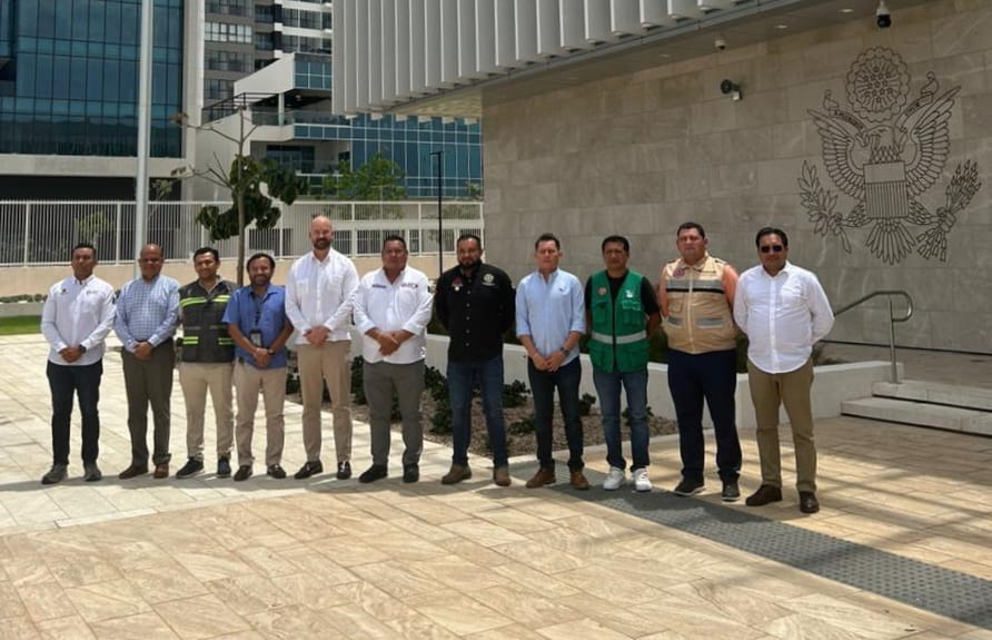 Gobierno de Estefanía Mercado en Playa del Carmen y Consulado de EE.UU. refuerzan coordinación ante temporada de ciclones tropicales