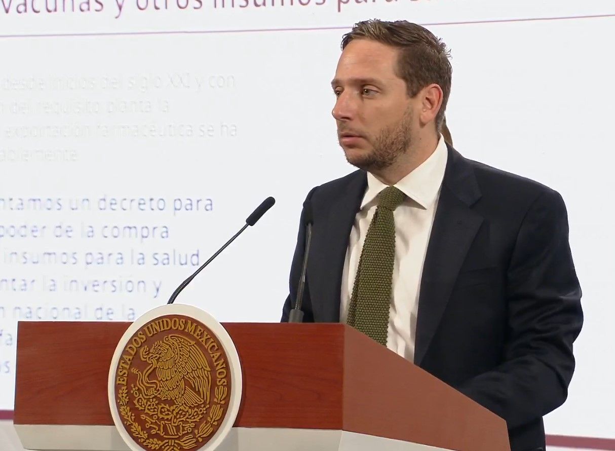 Presenta Gobierno de México el Decreto de Fomento a la Inversión Farmacéutica. México busca soberanía en salud con preferencia a empresas que inviertan e investiguen en el país.