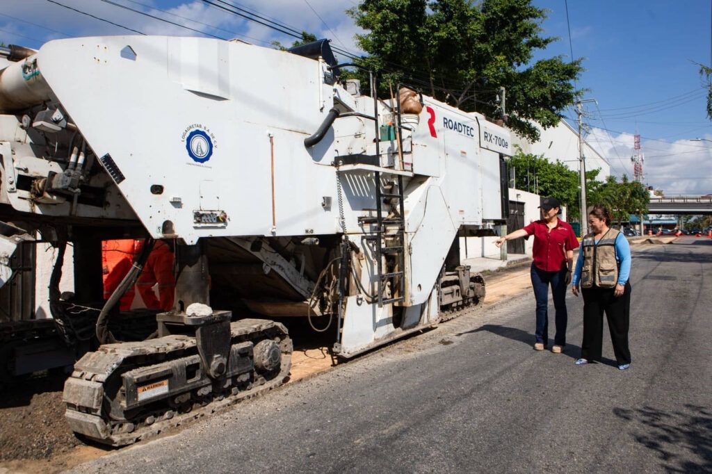 Para seguir mejorando las vialidades en el Centro de la ciudad, gobierno de Estefanía Mercado realiza histórica inversión