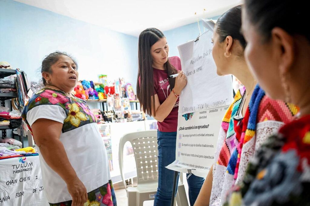 Reconoce Majo Osorio la importancia de construir una ley artesanal con la voz de las comunidades productoras quintanarroenses