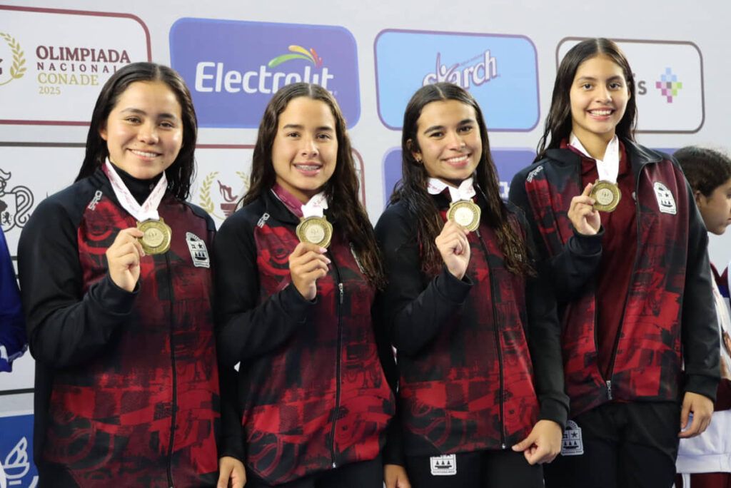 Suma Quintana Roo 4 medallas en natación más en la Olimpiada Nacional CONADE 2025
