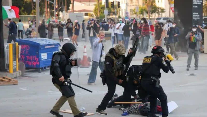 Despliegan en Texas a 5 mil elementos de la Guardia Nacional contra protestas