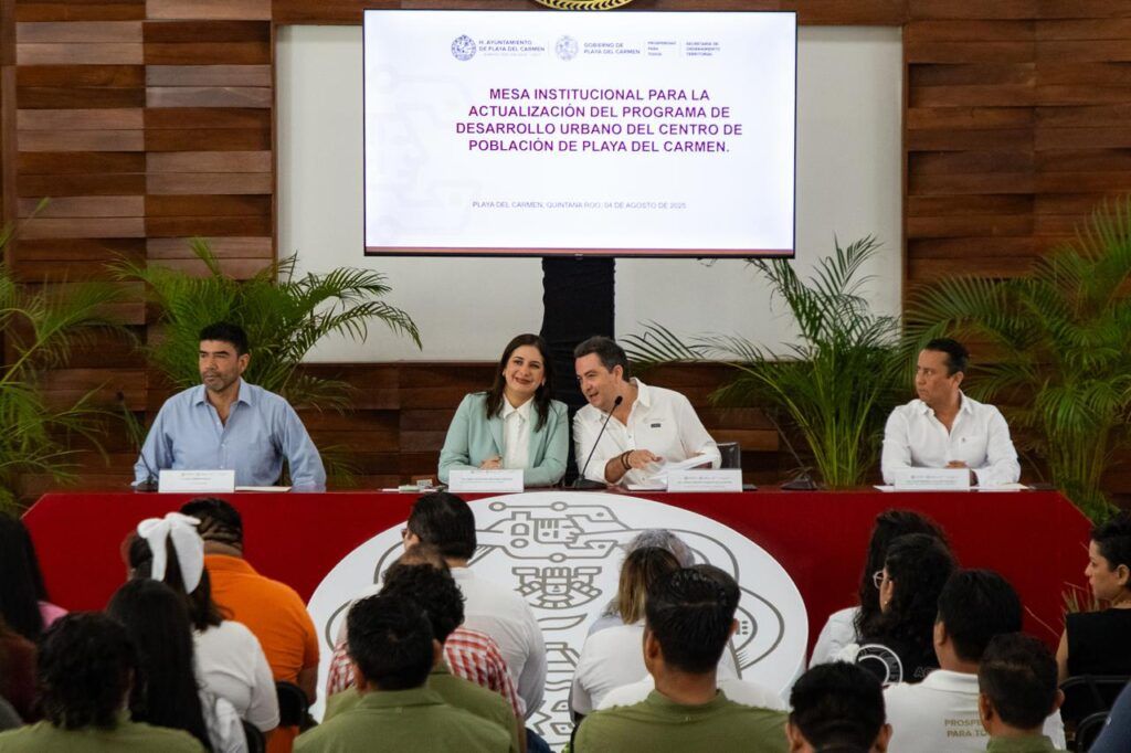 Estefanía Mercado encabeza avances clave en la actualización del Programa de Desarrollo Urbano del Centro de Población de Playa del Carmen