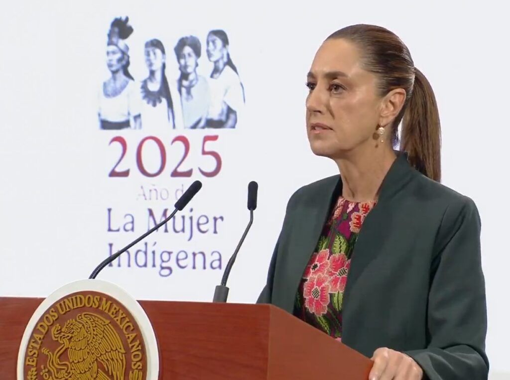 Claudia Sheinbaum condena agresión de priístas contra Gerardo Fernández Noroña en el Senado