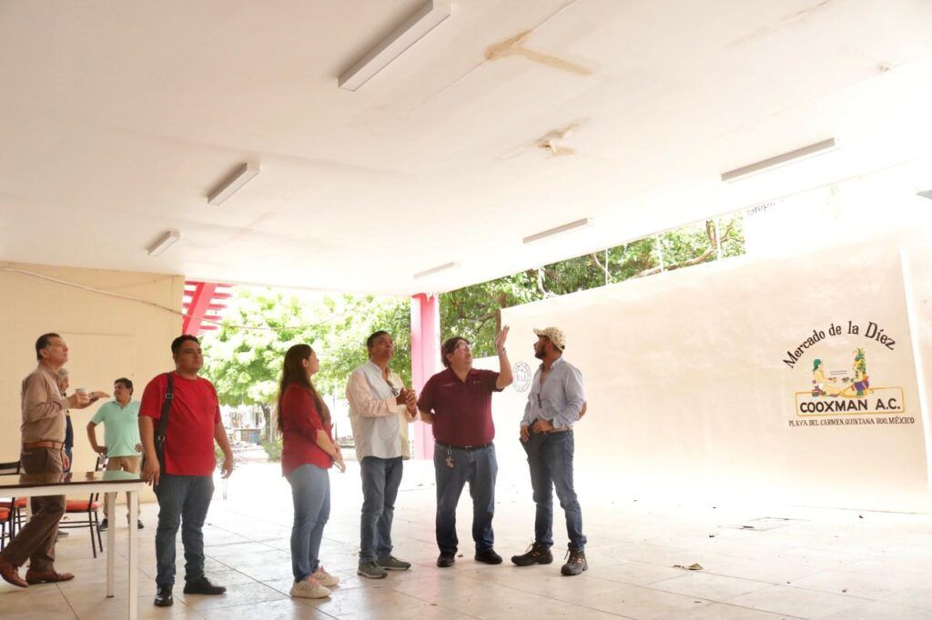 Gobierno de Playa del Carmen reafirma compromiso con locatarios del Mercado Municipal