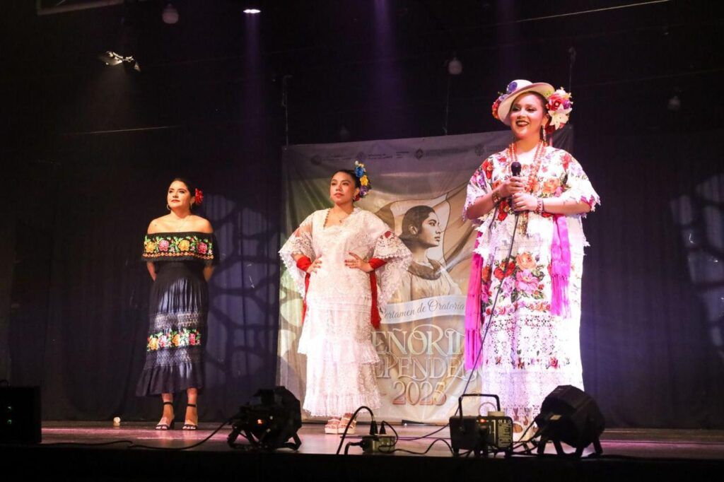 Lisset Ávila, ganadora del concurso Señorita Independencia 2025 en Playa del Carmen