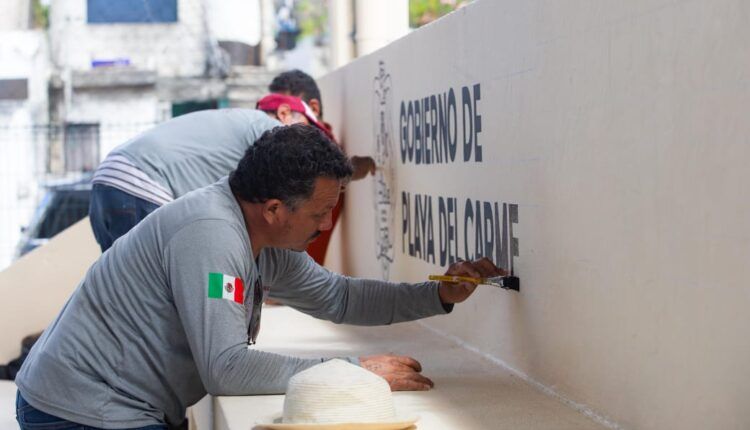Más de 83 espacios públicos recuperados con el color arena Playa en Playa del Carmen
