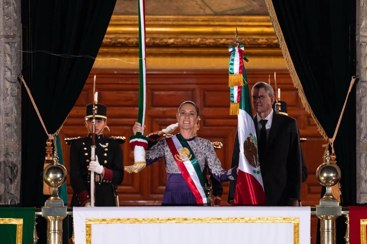 El Zócalo Testigo del Primer Grito de una Presidenta Mexicana