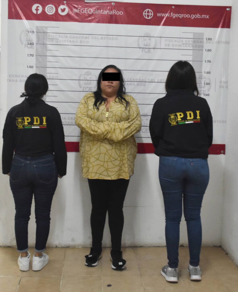 Capturan a mujer vinculada a grupo criminal por homicidio calificado en Benito Juárez