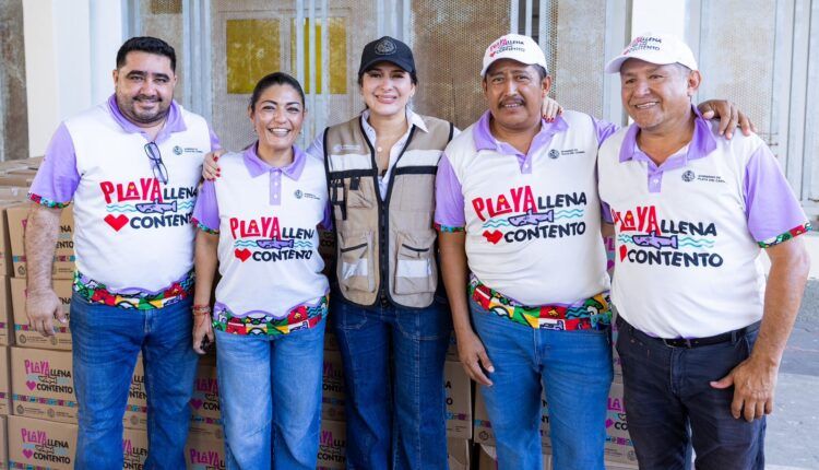 Estefanía Mercado refuerza la seguridad alimentaria con el programa “Playa llena, corazón contento”