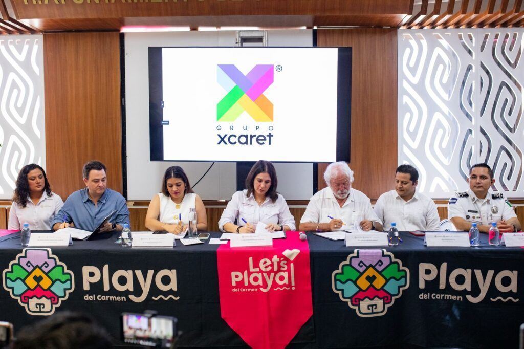 Estefanía Mercado fortalece turismo social con firma de convenio con Grupo Xcaret
