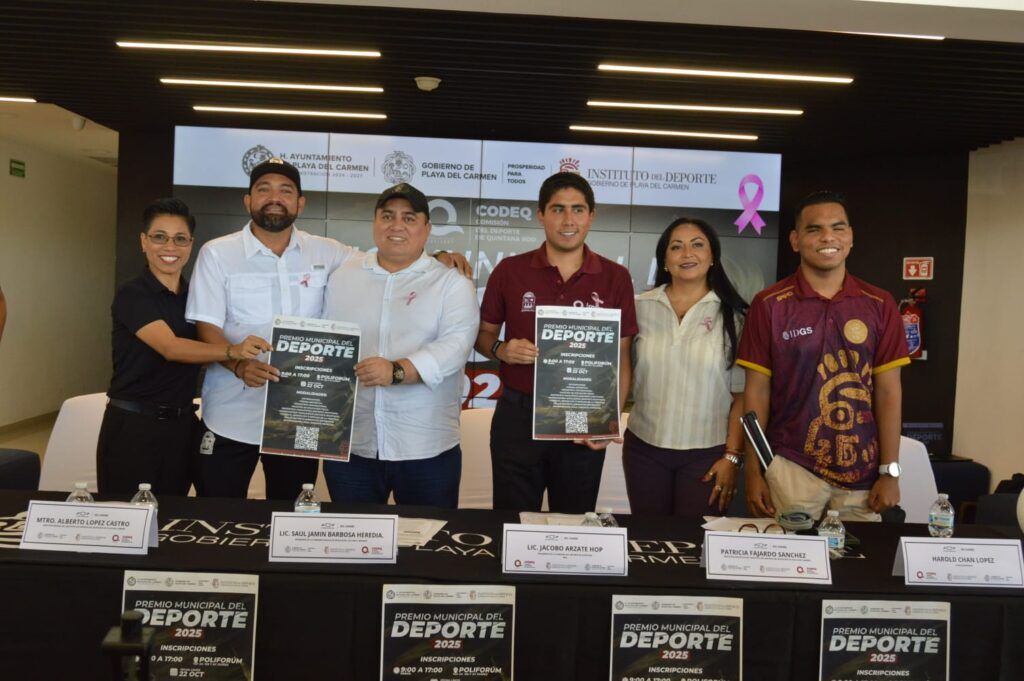 Presenta Gobierno de Estefanía Mercado la convocatoria al Premio Municipal del Deporte 2025