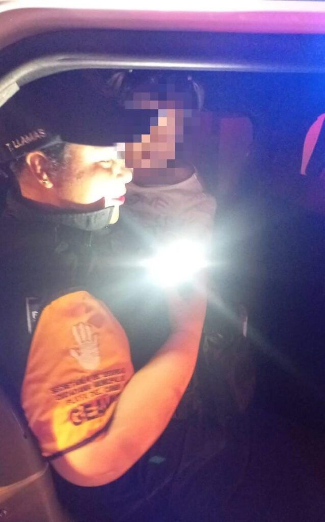 Gobierno de Estefanía Mercado realiza rescate de una menor