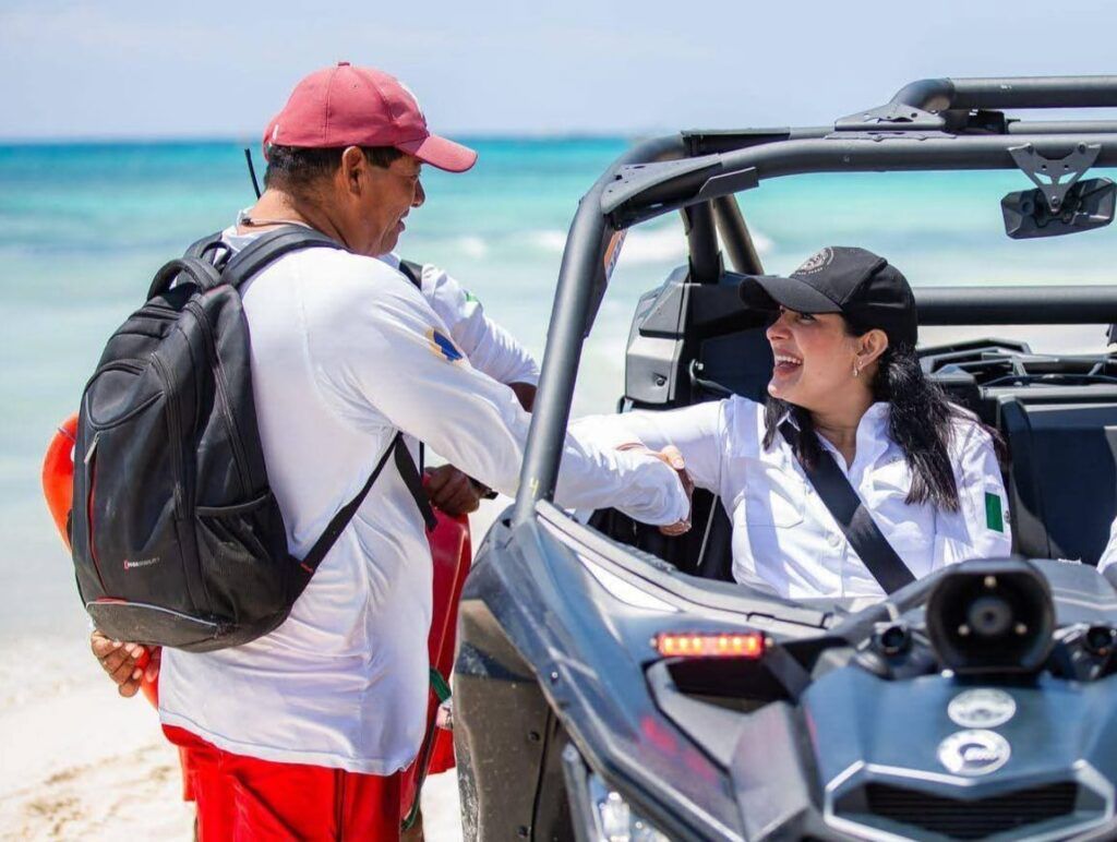 Gobierno de Estefanía Mercado fortalece la seguridad y prevención en zonas costeras