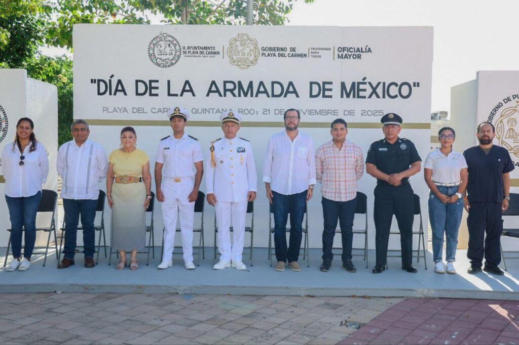 Gobierno de Estefanía Mercado conmemora el Día de la Armada de México con emotiva ceremonia cívica