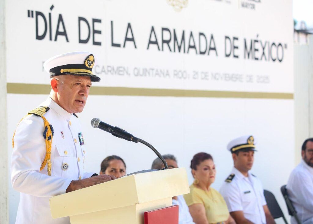 Gobierno de Estefanía Mercado conmemora el Día de la Armada de México con emotiva ceremonia cívica