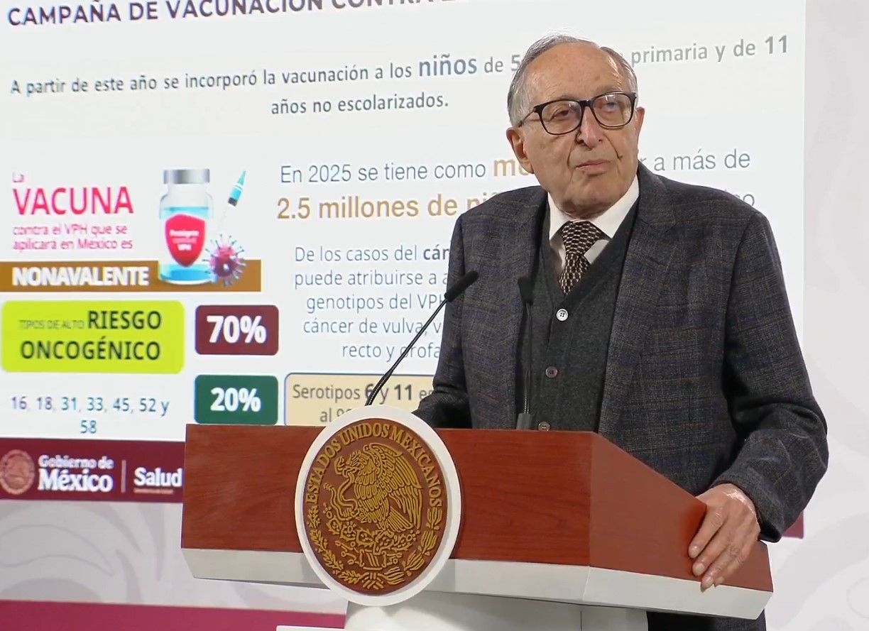 Refuerza México la vacunación contra el VPH para eliminar el cáncer cérvico uterino. Noticias en tiempo real