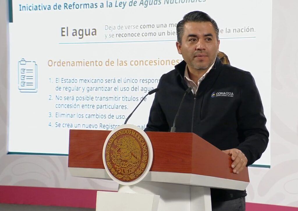 Opositores a ley de agua son históricos acaparadores: Conagua