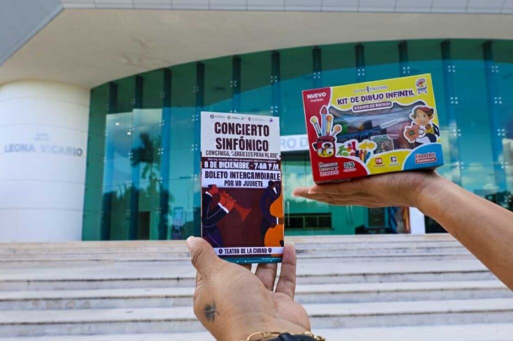 Anuncia Gobierno de Playa del Carmen concierto sinfónico con causa: “Juguetes para Playa”